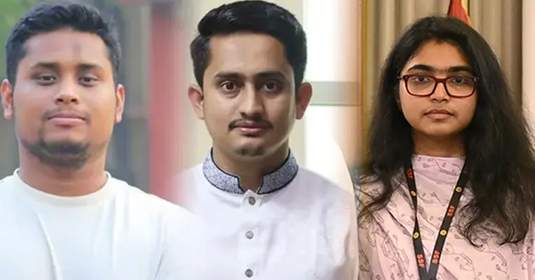 হাসনাত, সার্জিস ও তাসনিম জারা